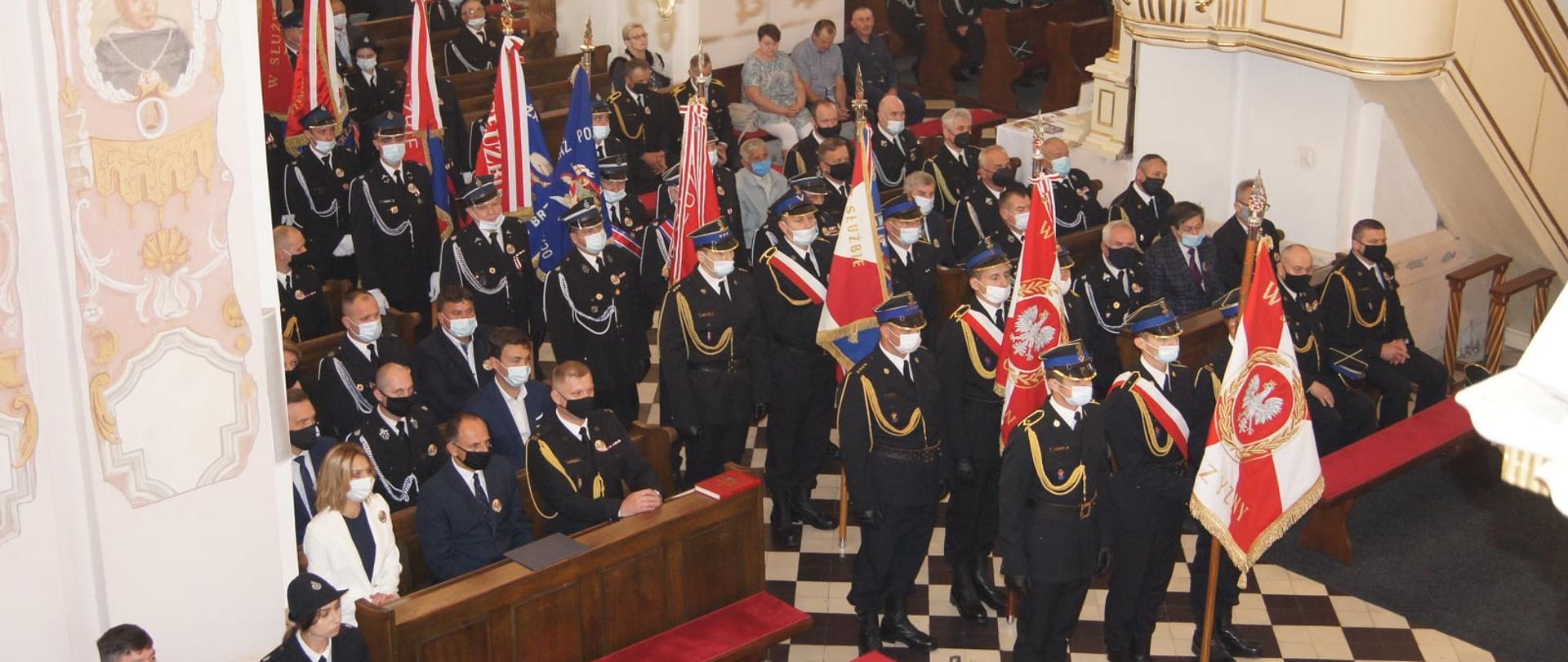 Pielgrzymka Strażaków do Sanktuarium NMP Królowej Różańca Świętego w Wysokim Kole.