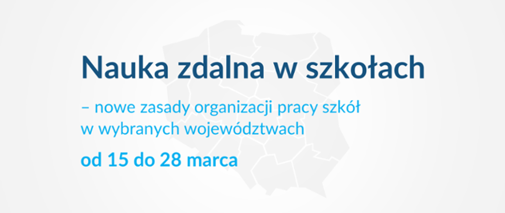 napis nauka zdalna na białym tle