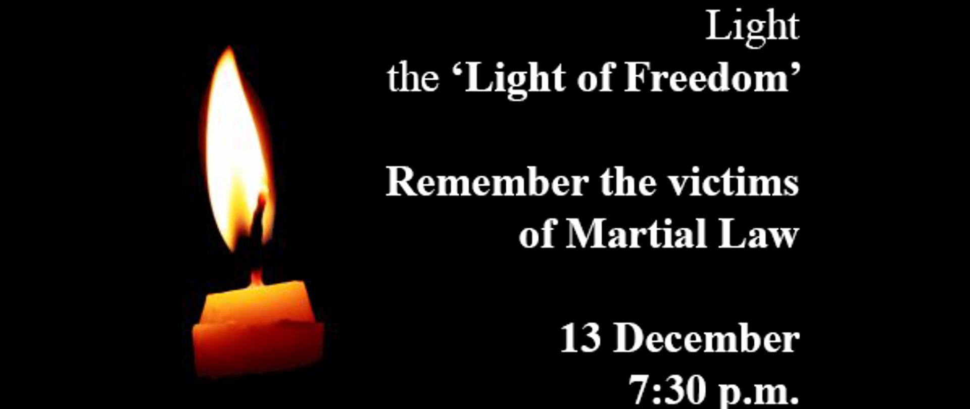 Light of Freedom - December 13, 2021