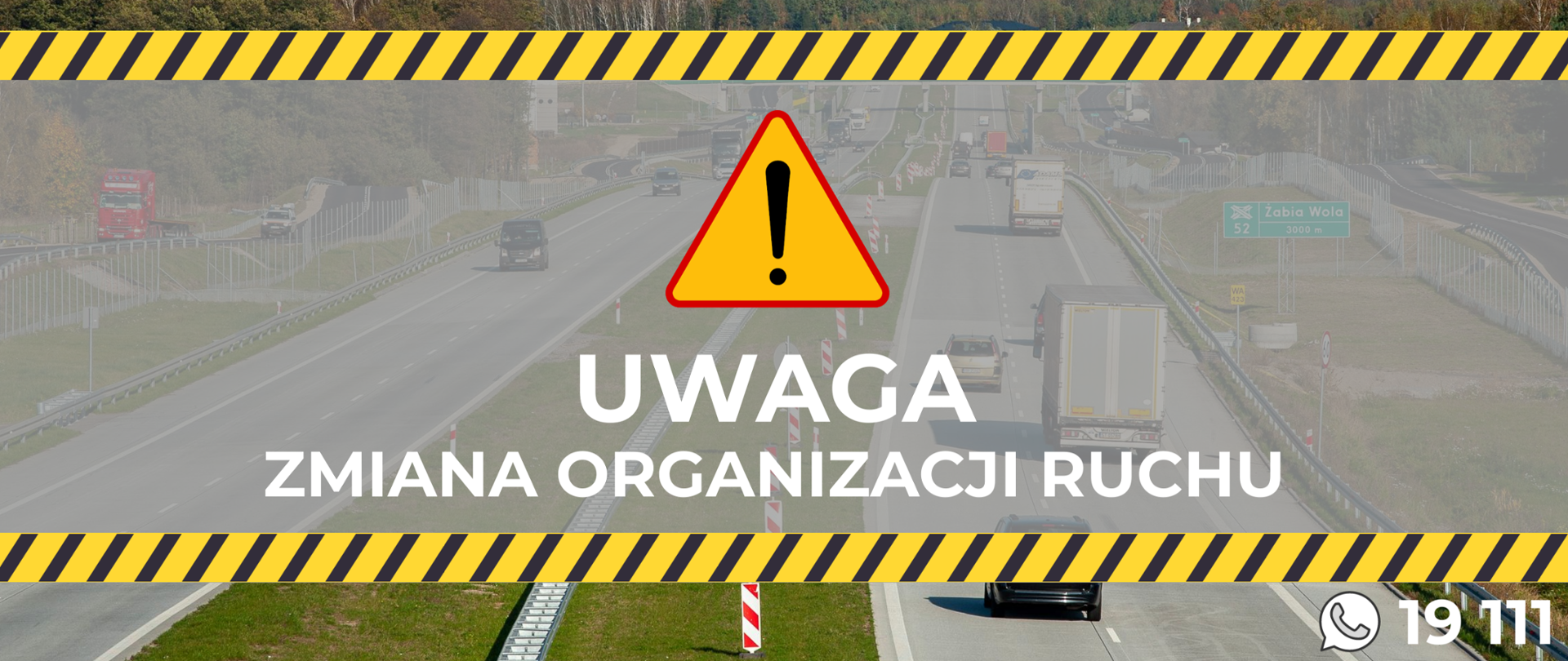 informacja o zmianie organizacji ruchu