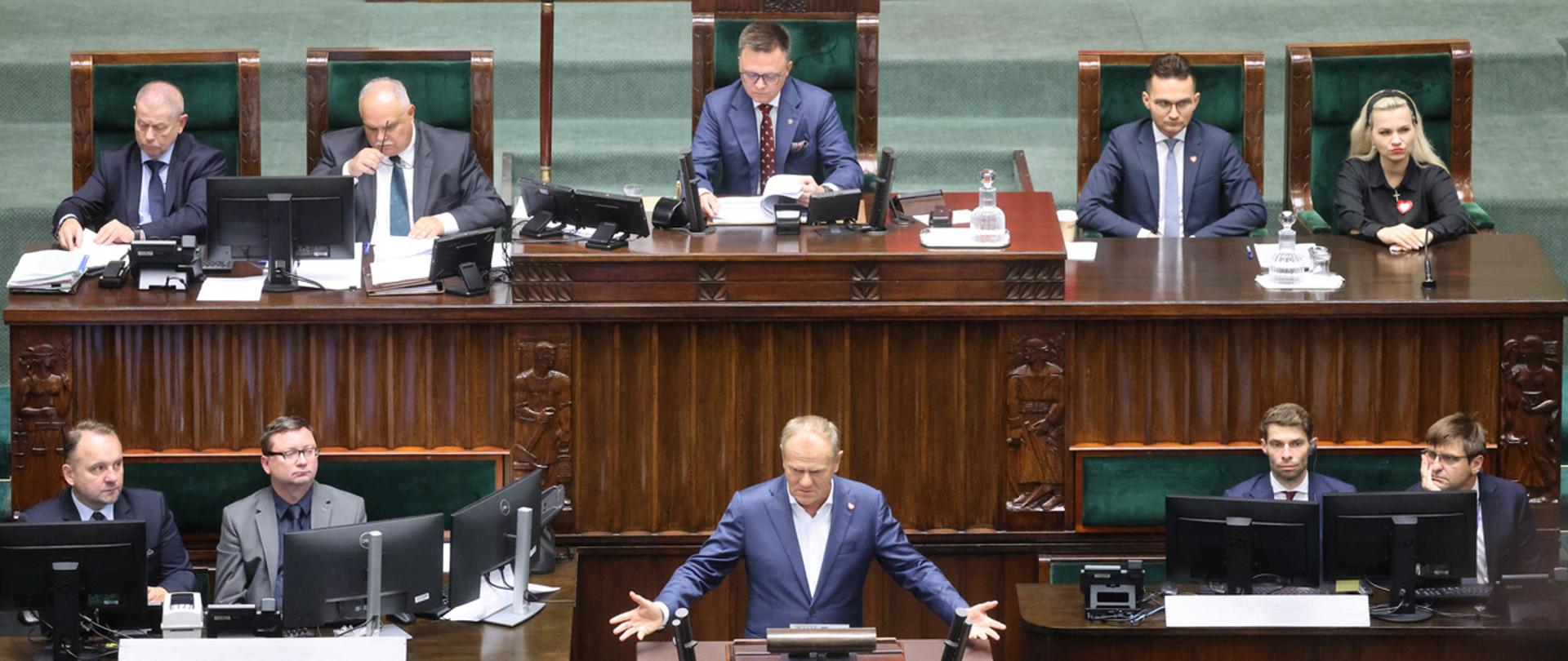 Prime Minister Tusk in Parliament