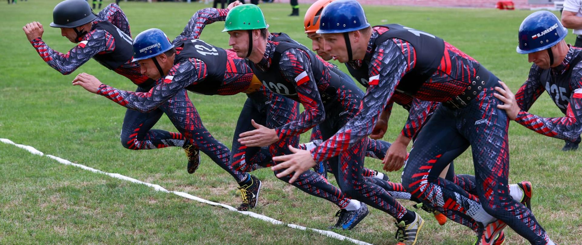 Reprezentacja Polski w czasie startu w konkurencji ćwiczenie bojowe