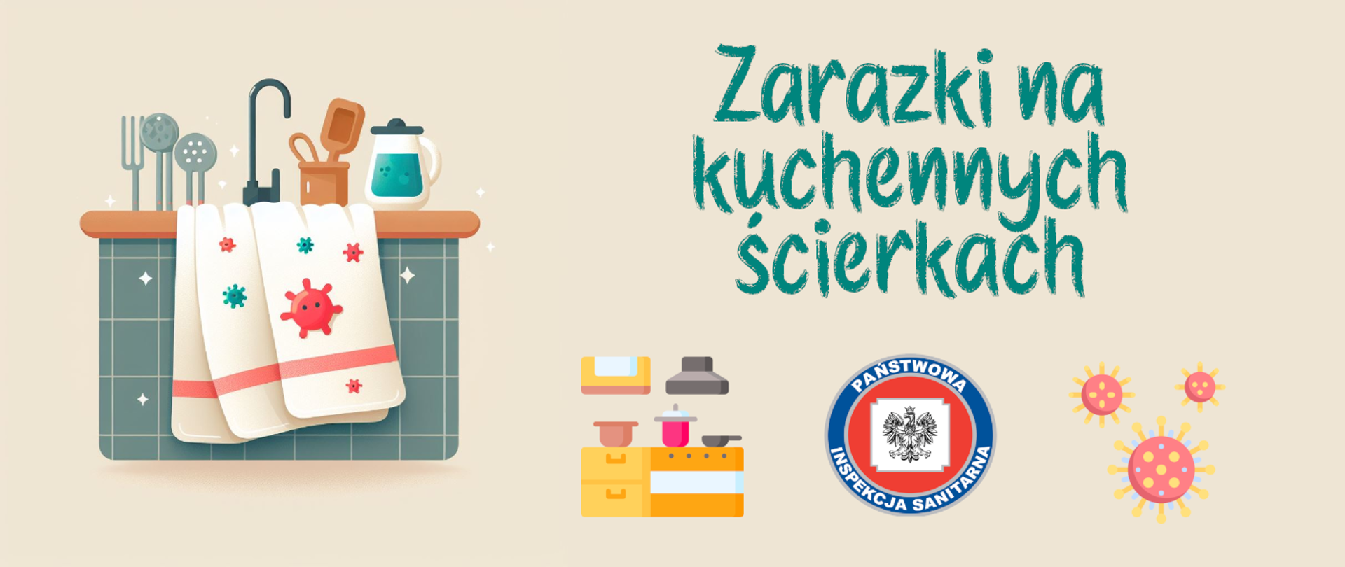 Zarazki na kuchennych ścierkach