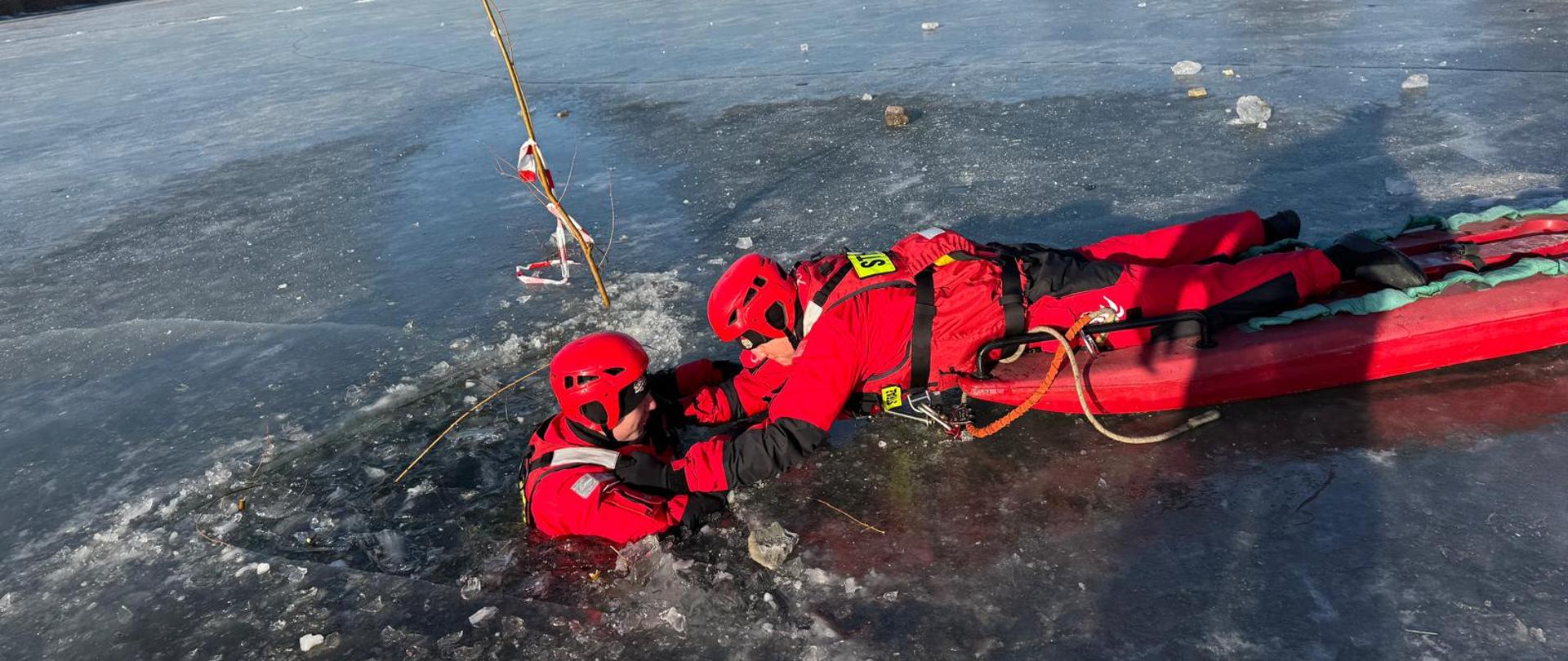 Ćwiczenia ratownictwo lodowe