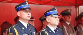 Powiatowe Obchody Dnia Strażaka oraz powołanie na stanowisko Komendanta Powiatowego PSP w Augustowie - Podlaski Komendant Wojewódzki PSP i Komendant Powiatowy PSP w Augustowie