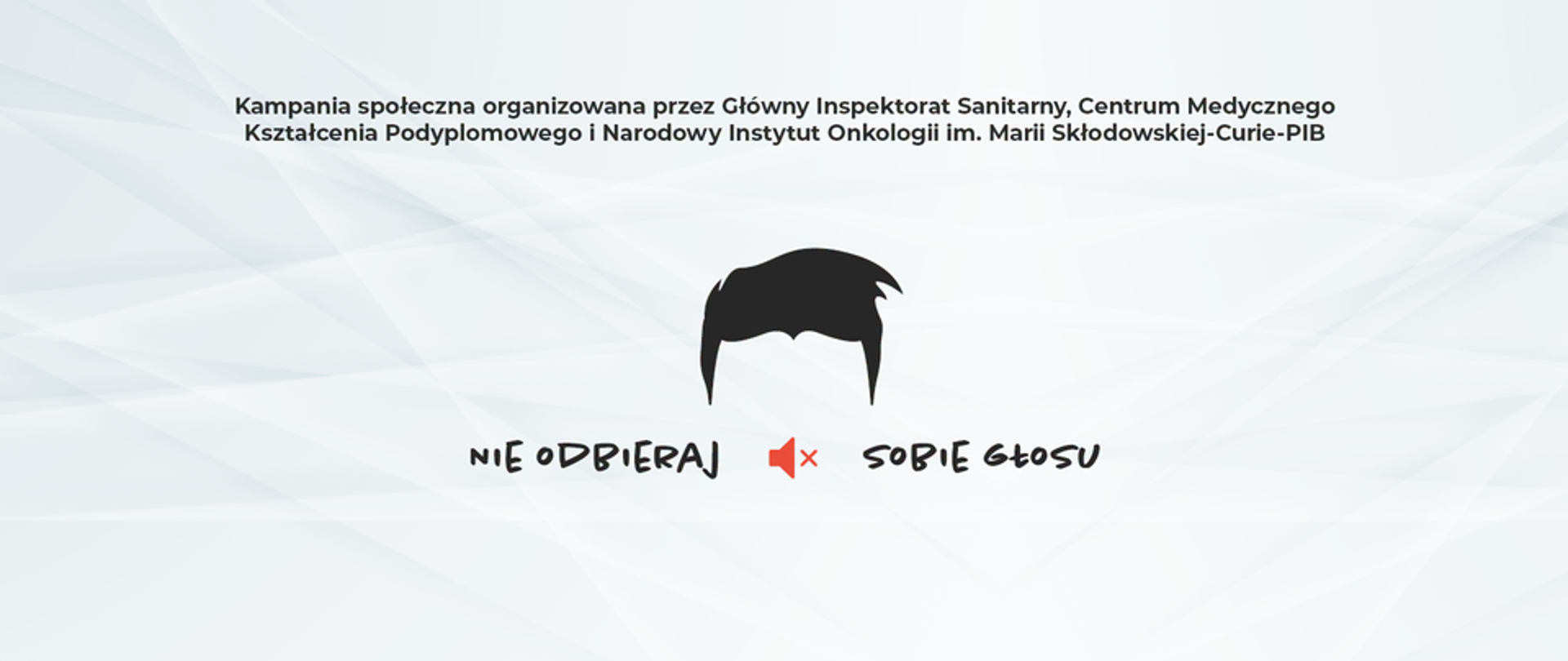 Logo Kampanii Nie odbieraj Sobie Głosu 