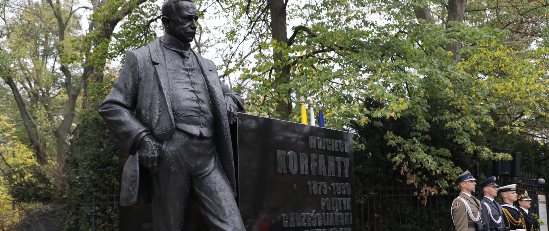 Uroczystość odsłonięcia pomnika Wojciecha Korfantego, fot. Danuta Matloch