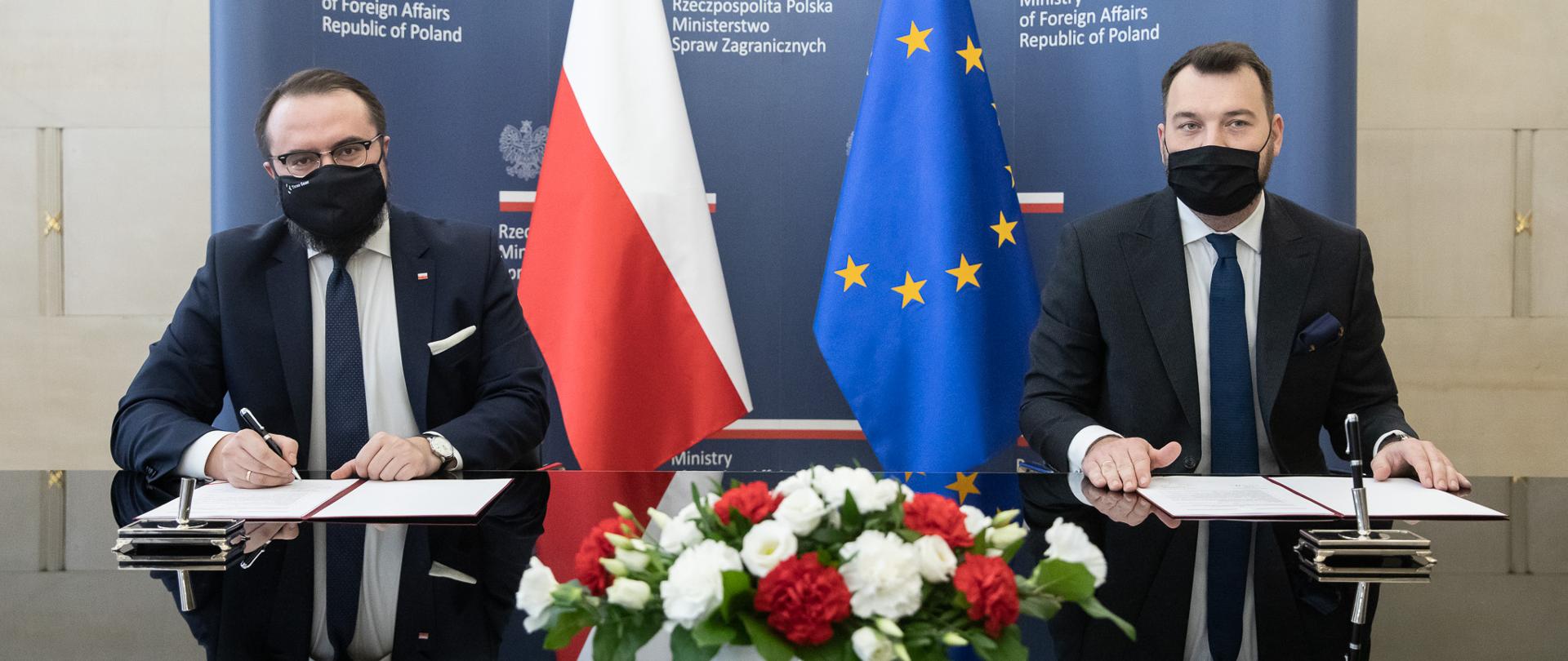 2021.03.15 Warszawa . Minister Pawel Jablonski . Podpisanie umowy z Polski Instytut Ekologiczny .
Fot. Tymon Markowski / MSZ