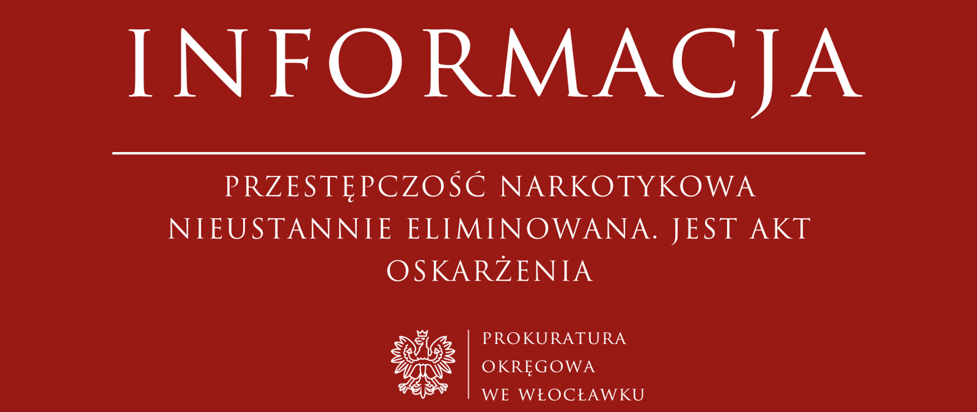 Komunikat Prokuratury Okręgowej we Włocławku