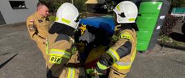 Zajęcia praktyczne w ramach szkolenia z zakresu ratownictwa technicznego