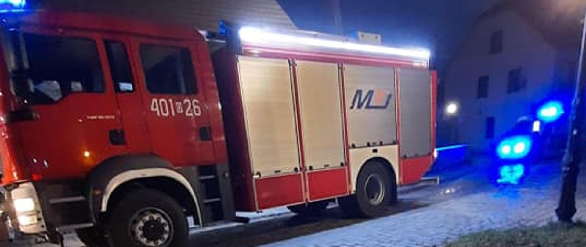 Pożar budynku gospodarczego w miejscowości Skorogoszcz