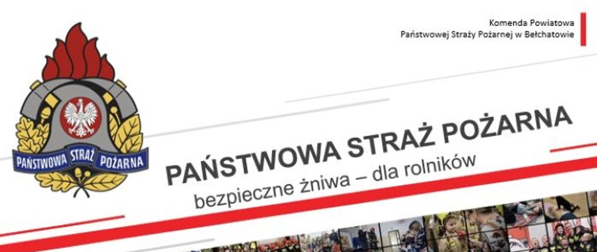 zdjęcie przedstawia bilbord reklamujący prewencję społeczną na temat Bezpieczne żniwa