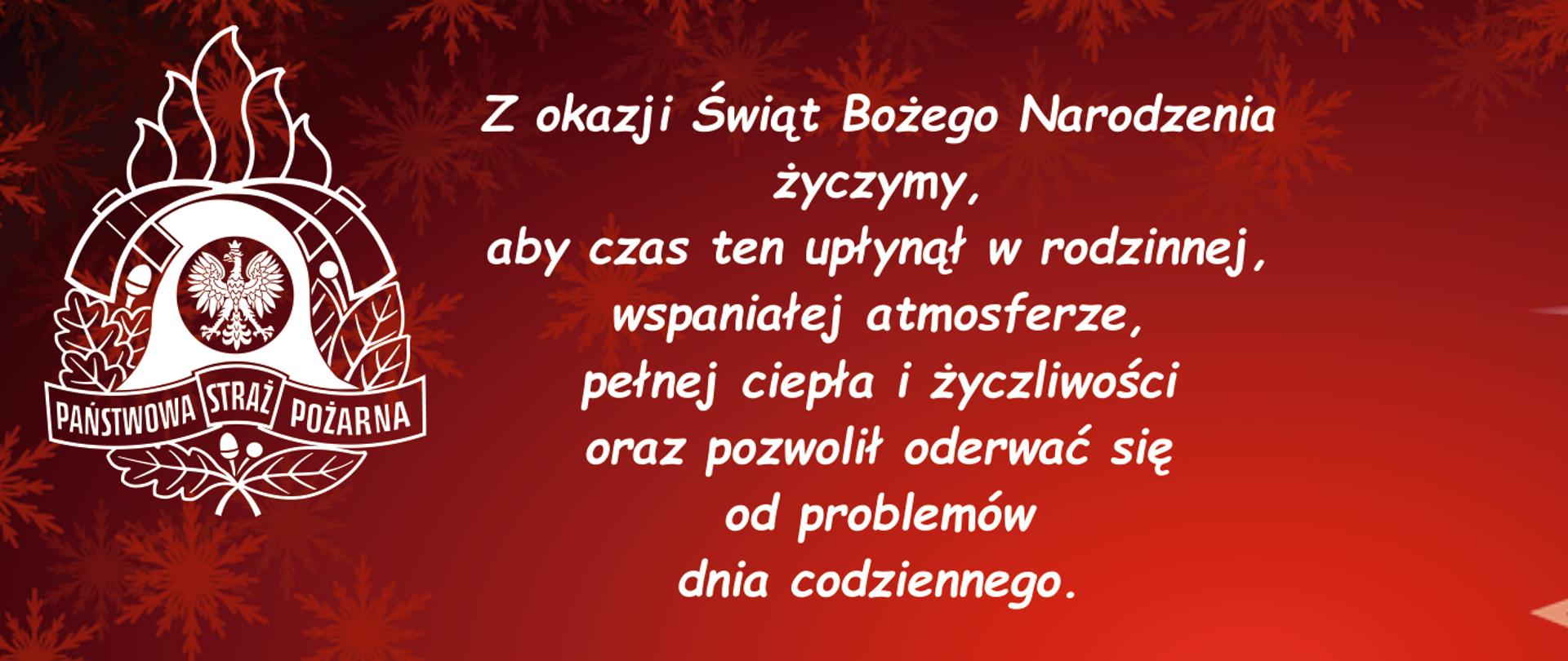 Kartka życzeń świątecznych Komendanta