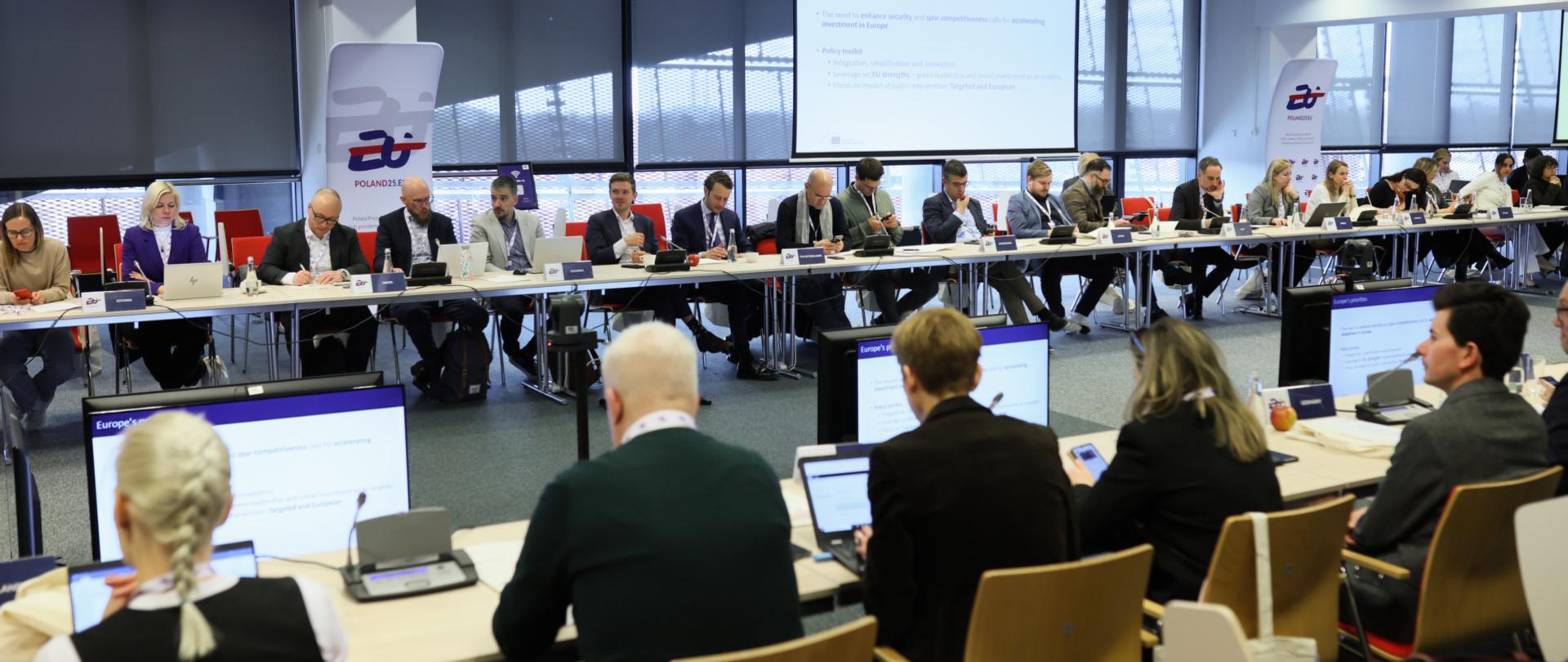 Warsaw, Poland, 08 April 2025. Informal meeting of the Financial Services Attaché at PGE Narodowy.
