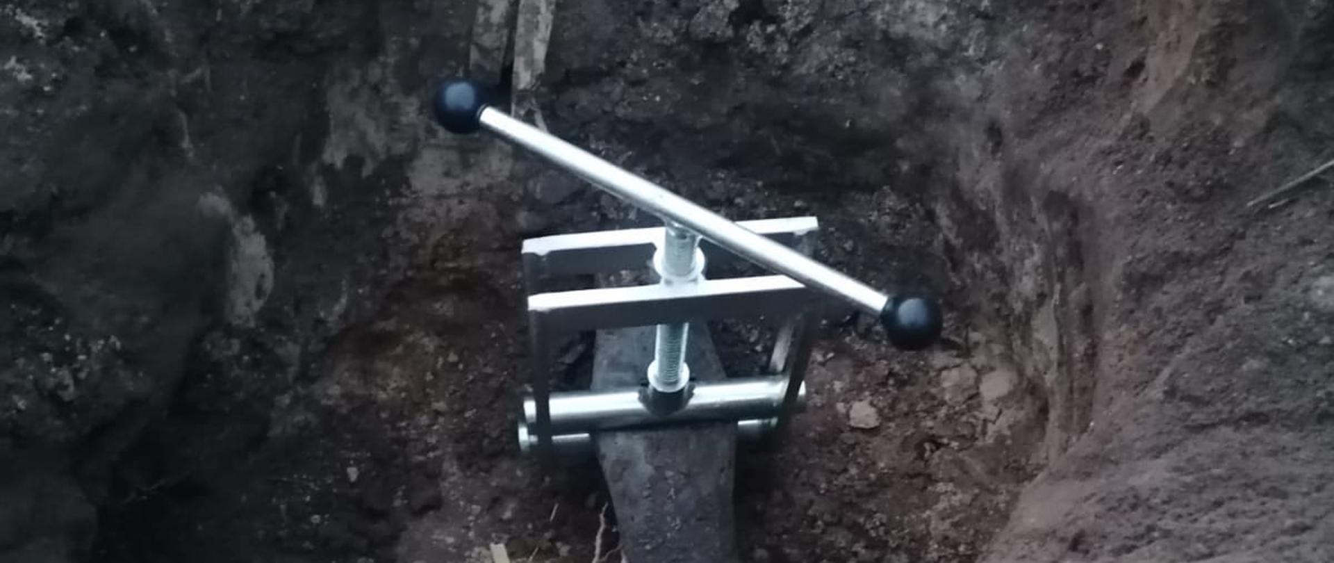 uszkodzony gazociąg