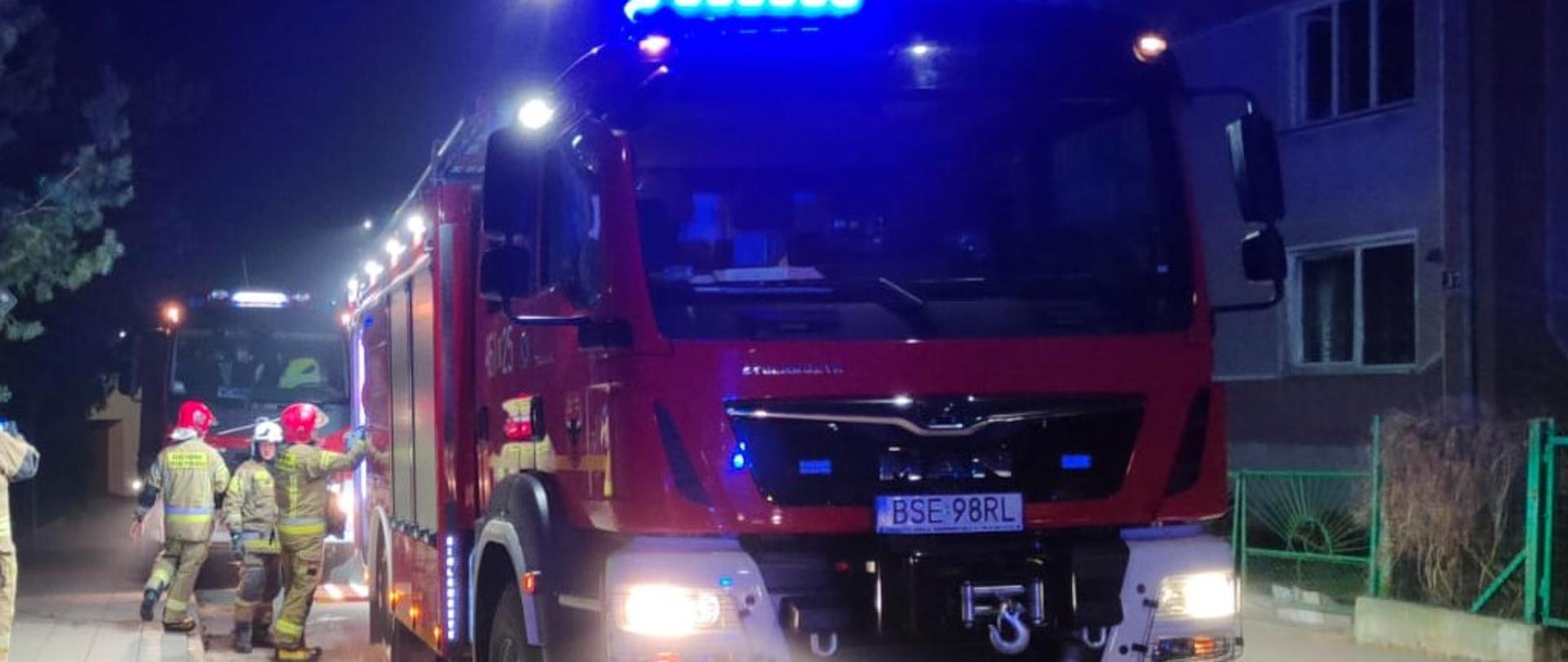 Pożar budynku mieszkalnego w Sejnach