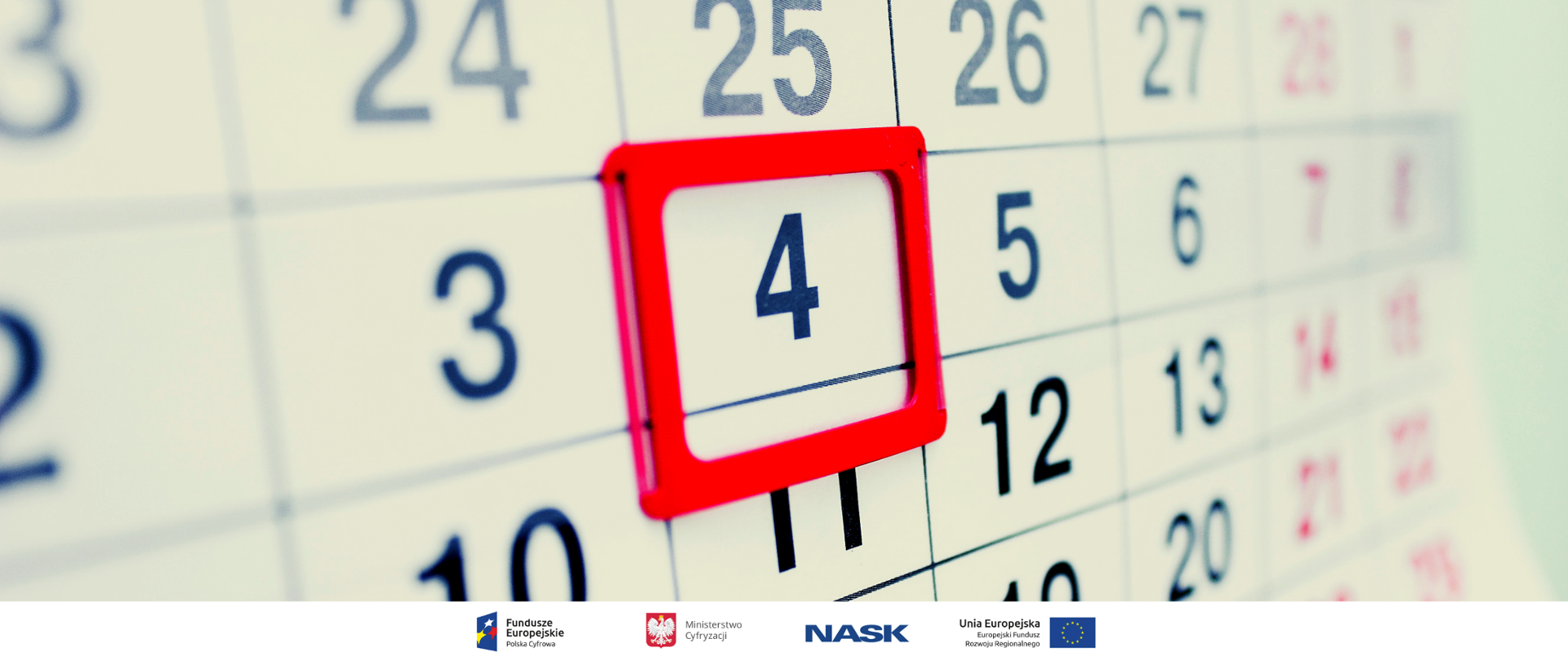 Data 4 czerwca zaznaczona w kalendarzu