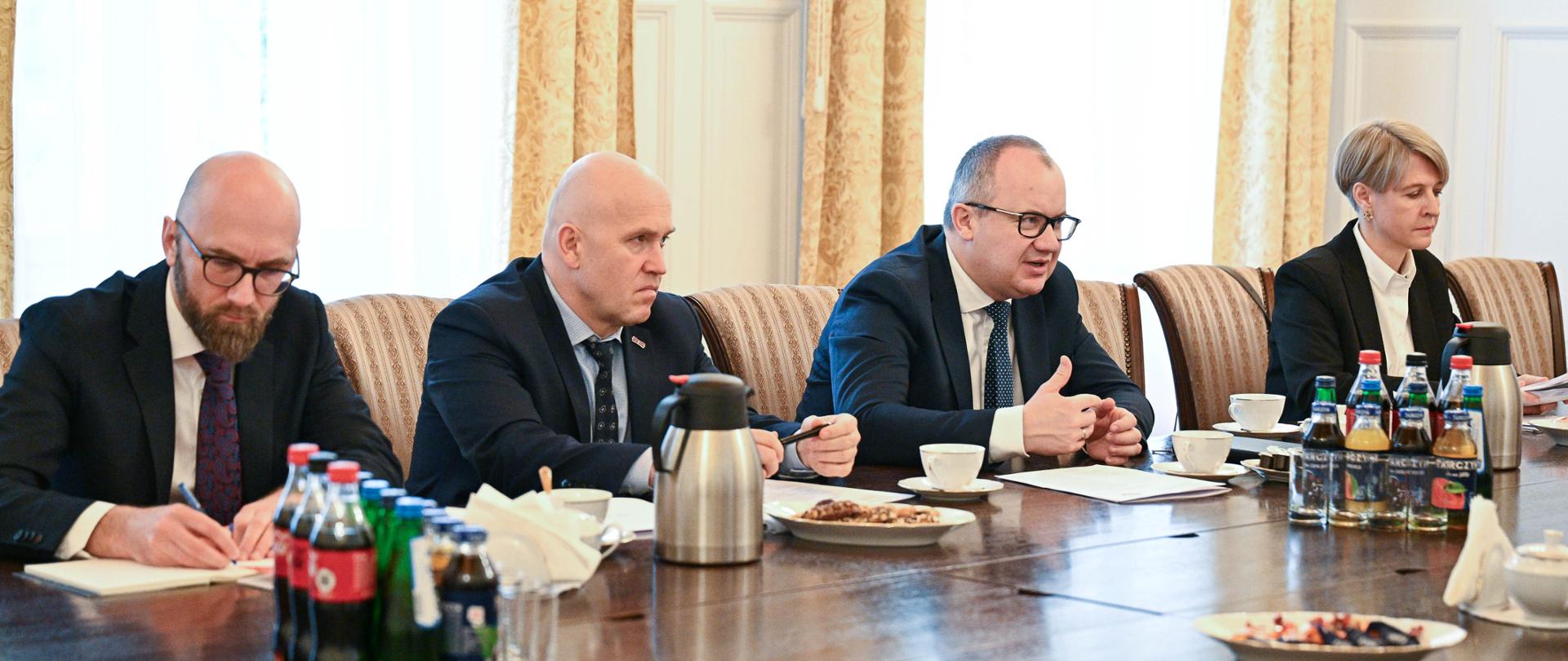 Spotkanie kierownictwa Ministerstwa Sprawiedliwości z przedstawicielami Stowarzyszenia Ławników Polskich