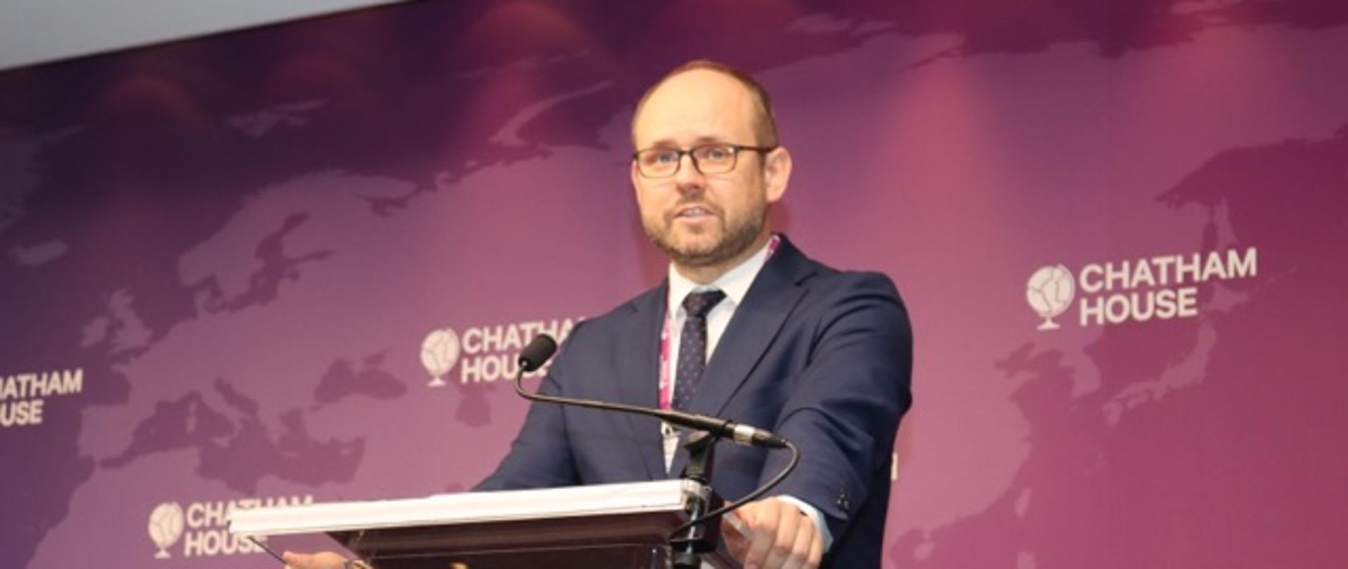 Deputy Minister Marcin Przydacz visits London