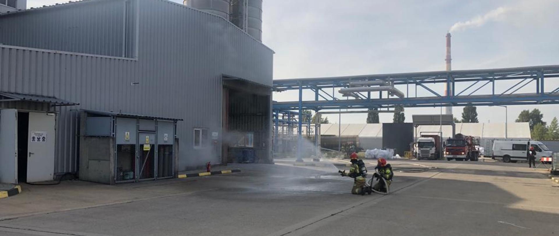 Ćwiczenia w zakładzie Indorama Ventures Poland we Włocławku