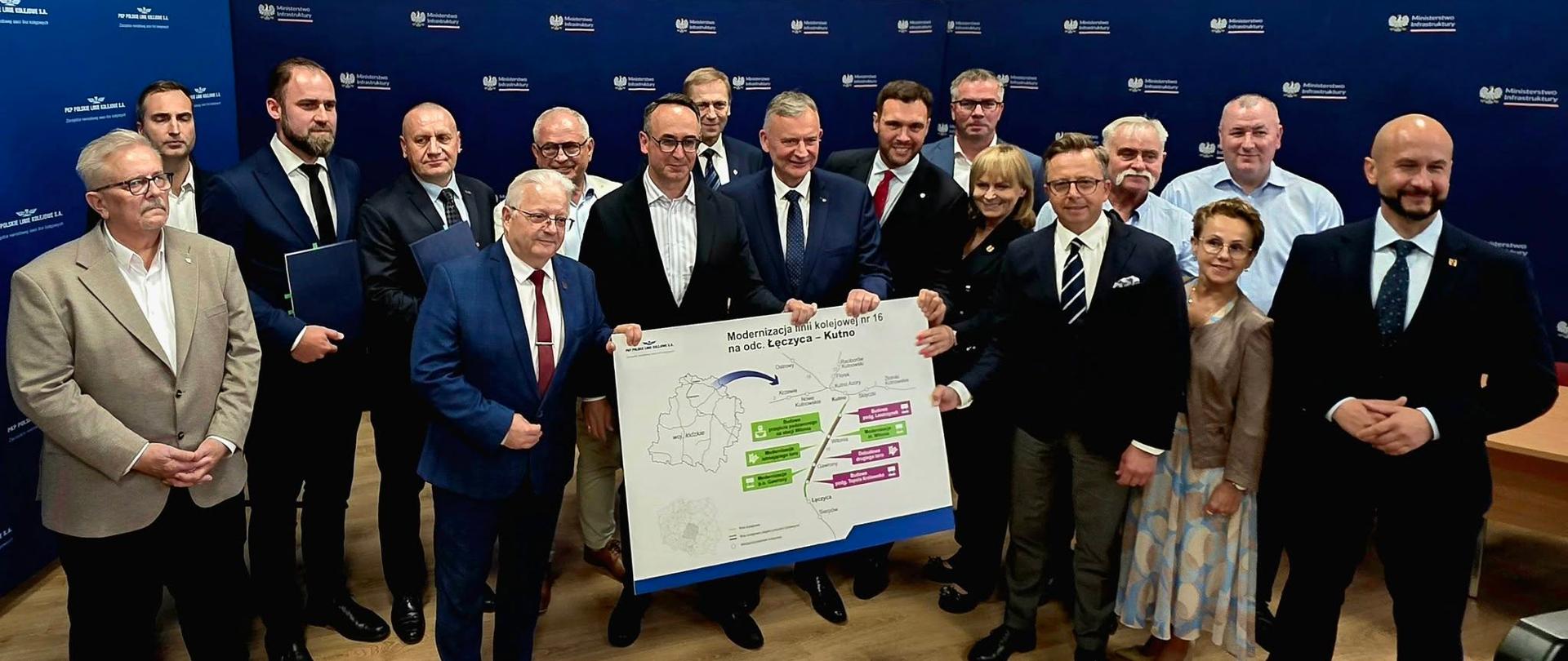 Modernizacja LK16 na odc. Łęczyca – Kutno