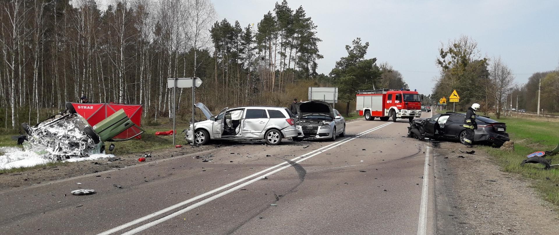 Tragiczny weekend na drogach powiatu monieckiego