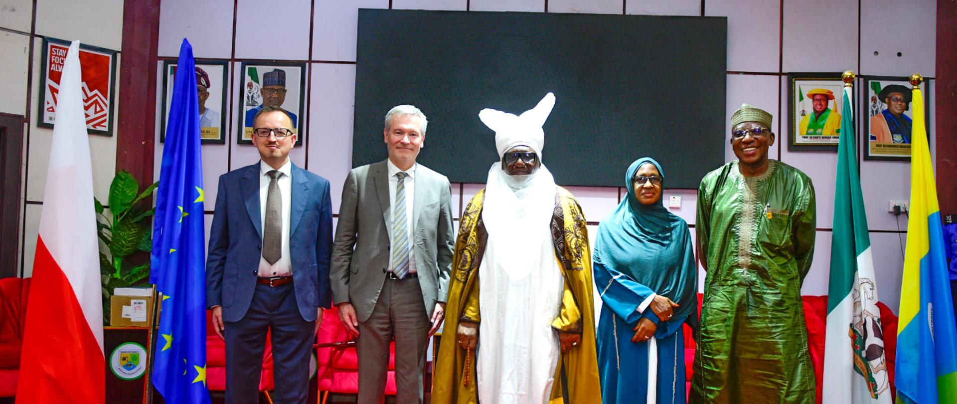 Wizyta na Uniwersytecie Stanowym Nasarawa i inauguracja pierwszego roku studiów europejskich im. Brunona Hołysta