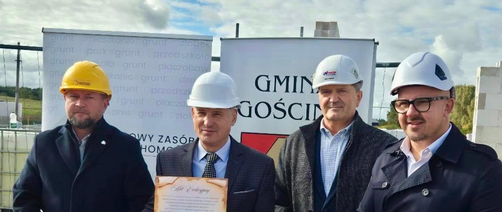 Wmurowanie kamienia węgielnego w Gościnie