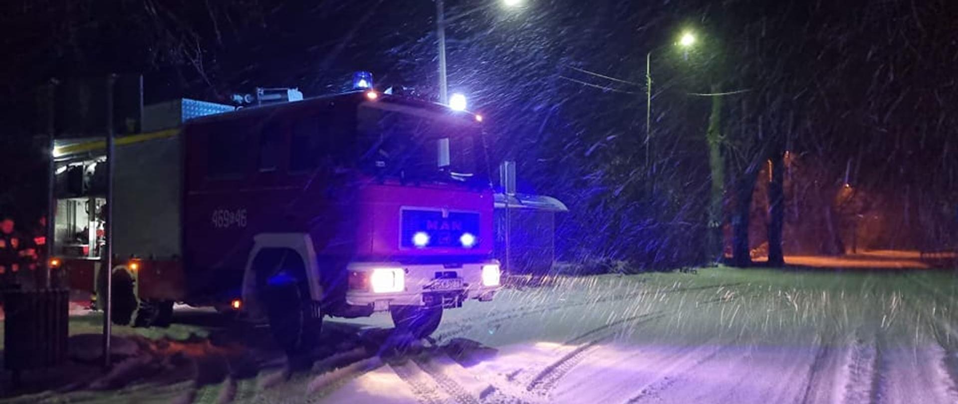 Na zdjęciu pojazd OSP Rozajny