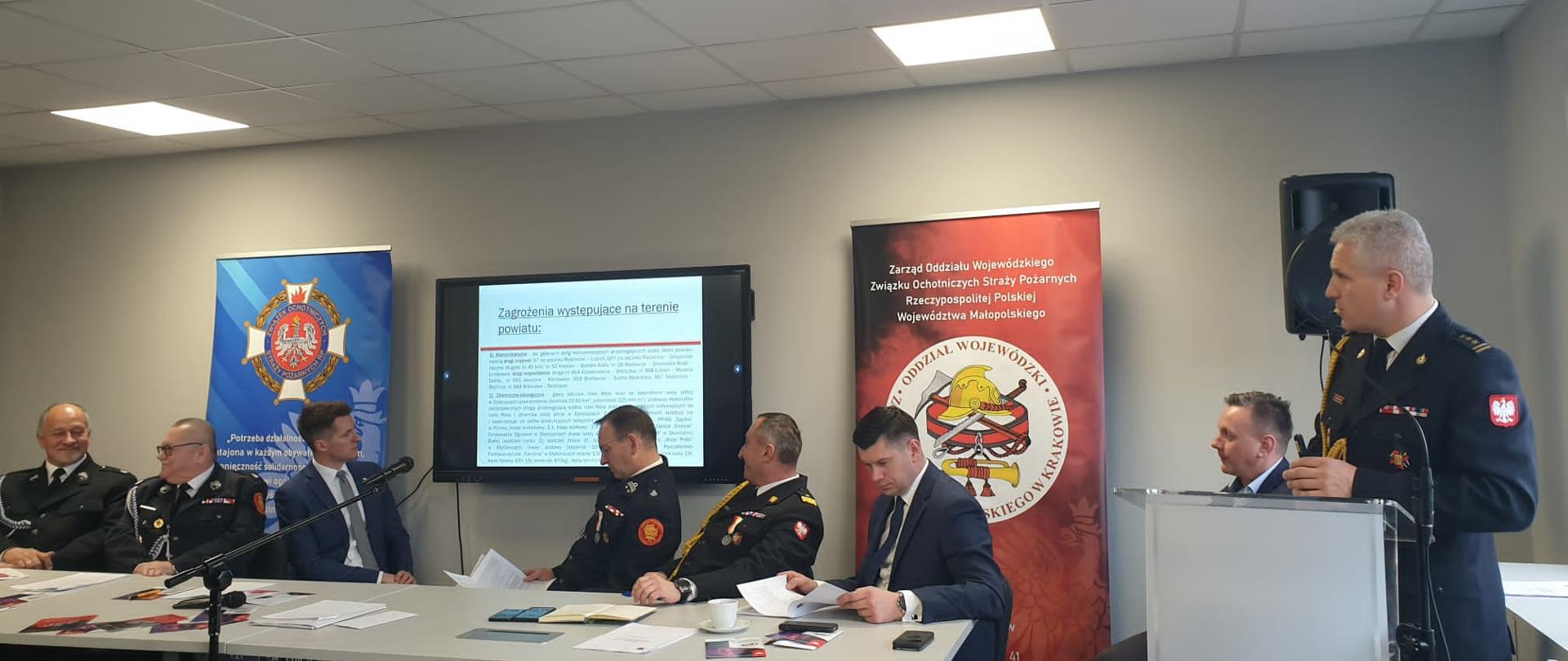 Posiedzenie Zarządu Oddziału Wojewódzkiego Związku Ochotniczych Straży Pożarnych Rzeczypospolitej Polskiej 