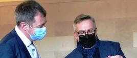 Ambasador Krzysztof Olendzki i Dyrektor Zamku Franci Jagodica
