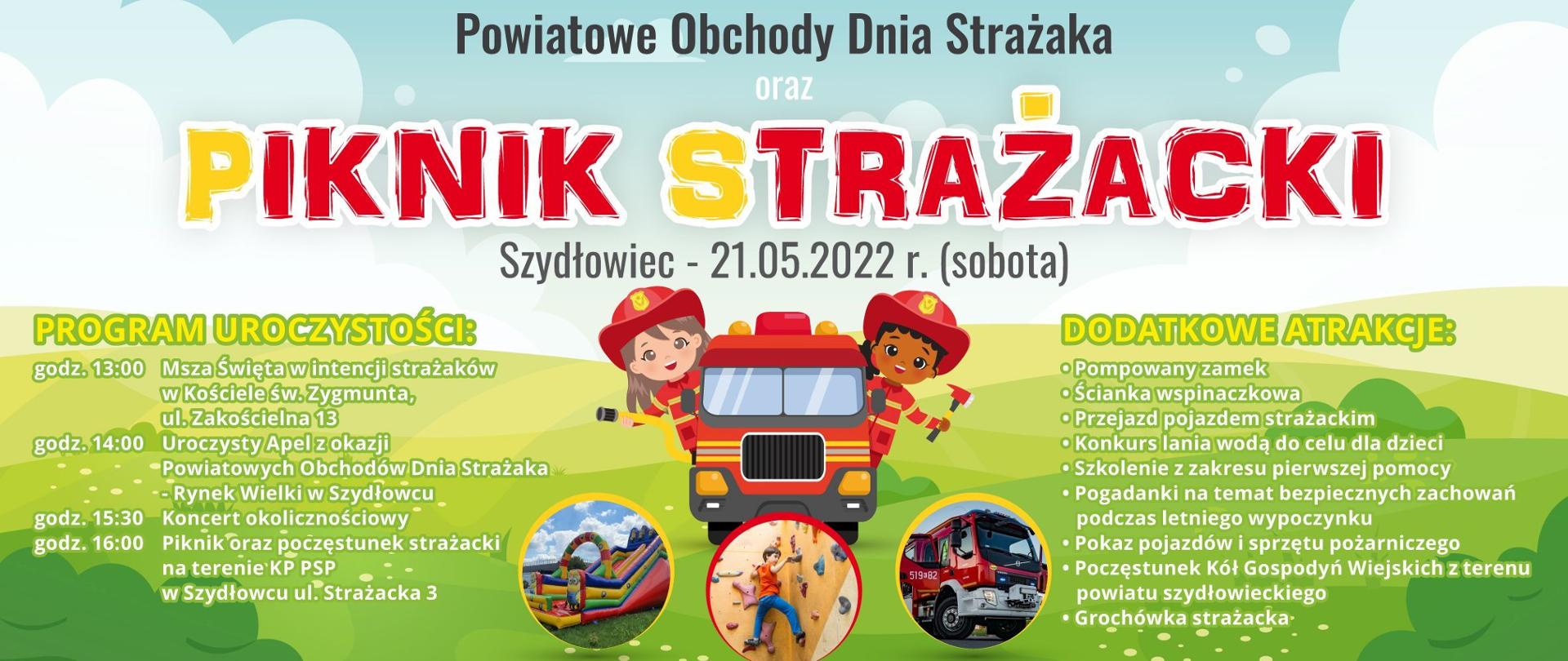 Powiatowe Obchody Dnia Strażaka oraz piknik strażacki