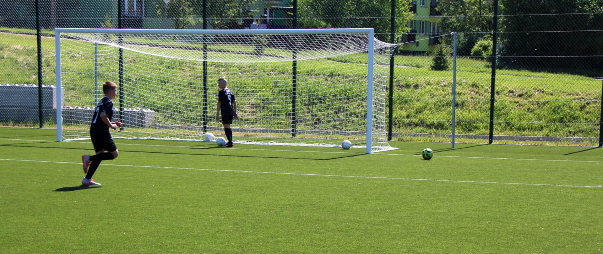 Otwarcie boiska piłkarskiego w Czarnej Białostockiej
