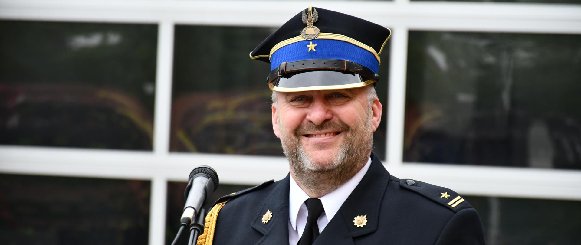 Pożegnanie ze służbą mł.bryg. Daniel Simlat