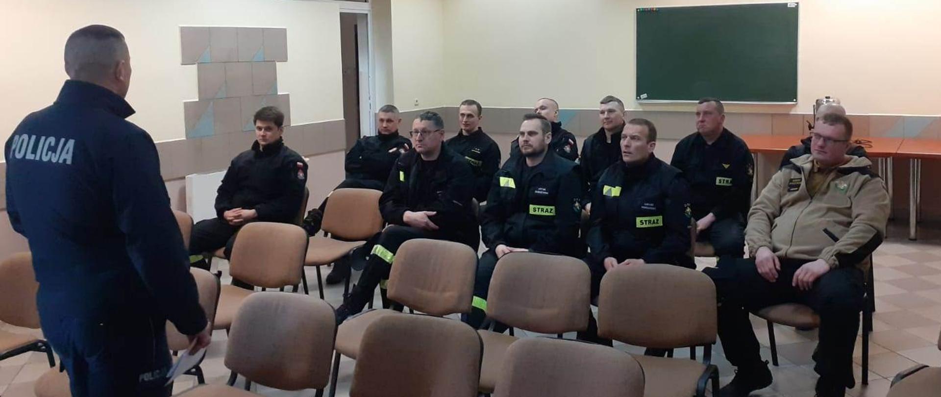 Szkolenie z zasad bezpiecznej jazdy pojazdami dla strażaków JRG Grajewo oraz kierowców OSP