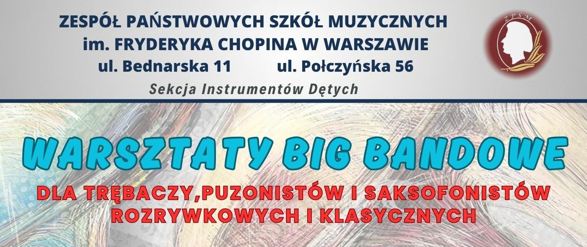 Baner - Warsztaty big-bandowe, 5,6 i 8 maja 2025, Scena Foyer, KCEM, Połczyńska 56
