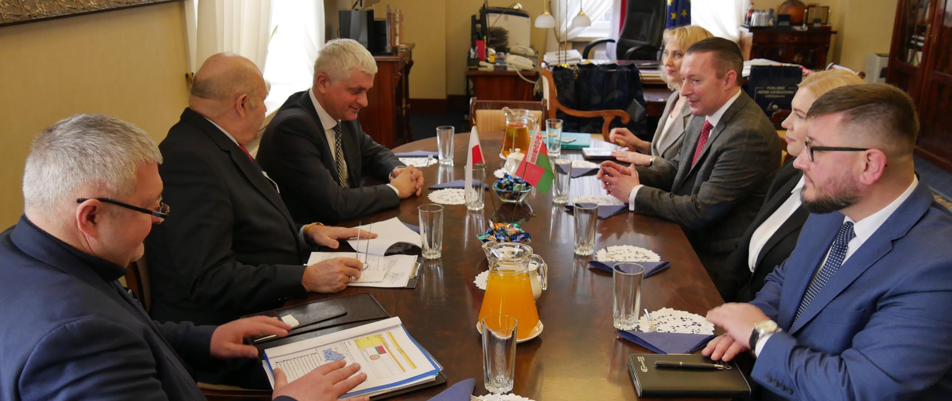 Spotkanie przedstawicieli Gomelskiego Obwodu Komitetu Wykonawczego Republiki Białoruś