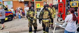 Pożar w budynku wielorodzinnym przy ulicy Złotej 29.06.2025