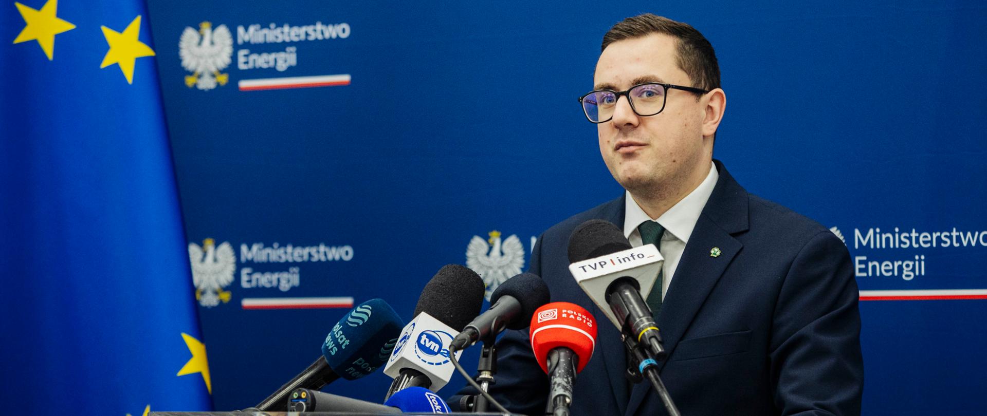 Konferencja prasowa Ministra Energii Miłosza Motyki 