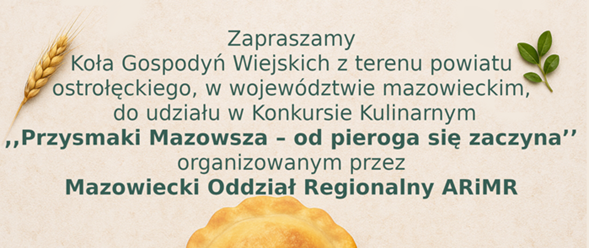 Przysmaki Mazowsza - od pieroga się zaczyna - powiat ostrołęcki 