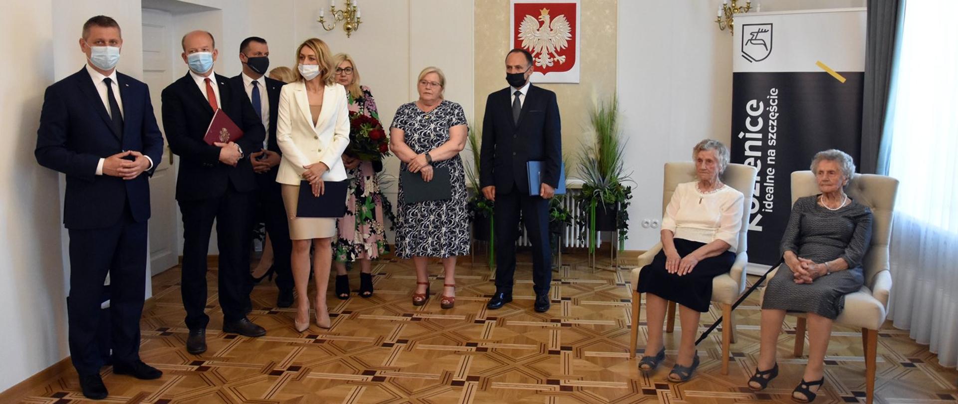 Setne urodziny Pani Stefanii Kaczkowskiej oraz Pani Weroniki Kowalczyk