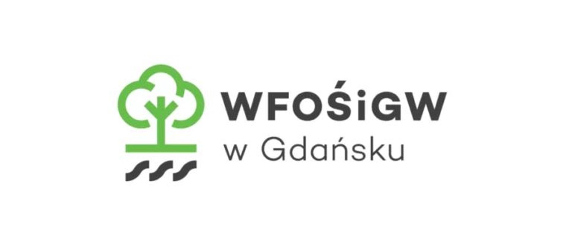 Zdjęcie przedstawia logo z napisem WFOŚiGW w Gdańsku