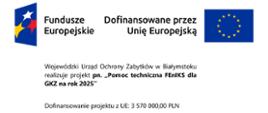 Pomoc techniczna FEnIKS dla GKZ na rok 2025