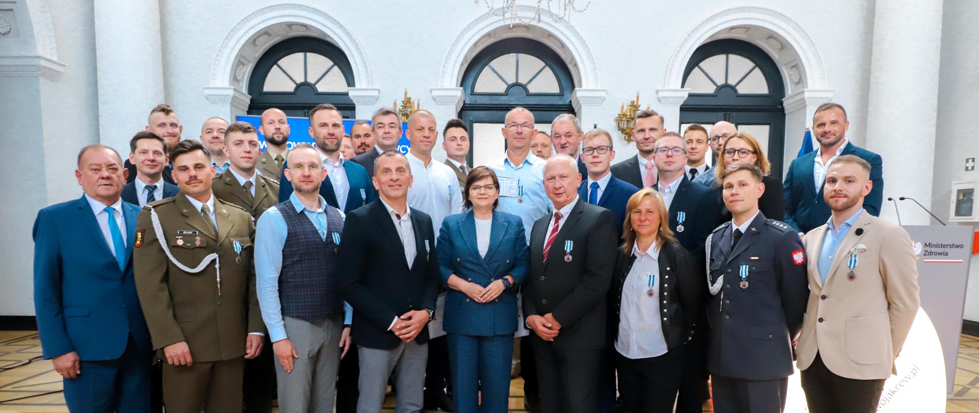 Uroczystość wręczenia odznak "Honorowy Dawca Krwi - Zasłużony Dla Zdrowia Narodu" 2024