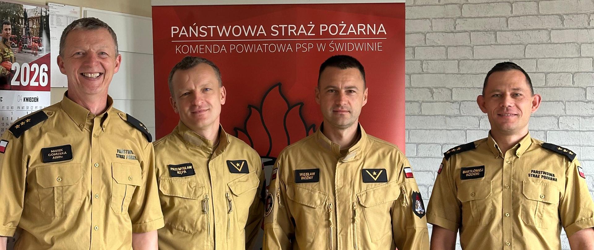 Nowi aspiranci w szeregach KP PSP Świdwin.