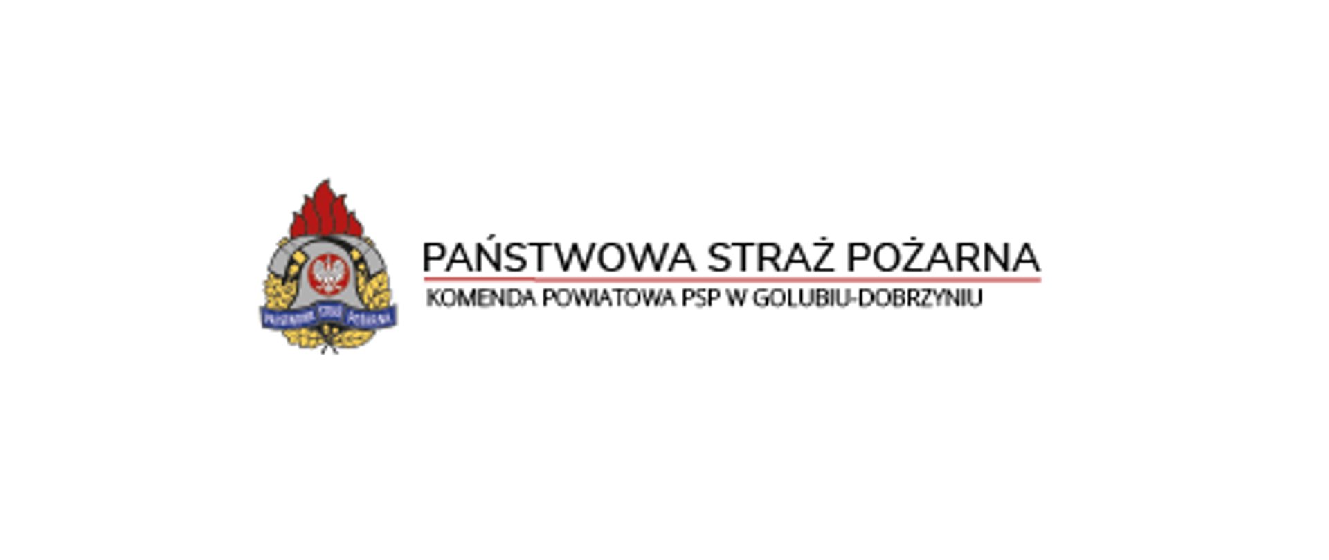 Logo Komendy Powiatowej PSP w Golubiu-Dobrzyniu