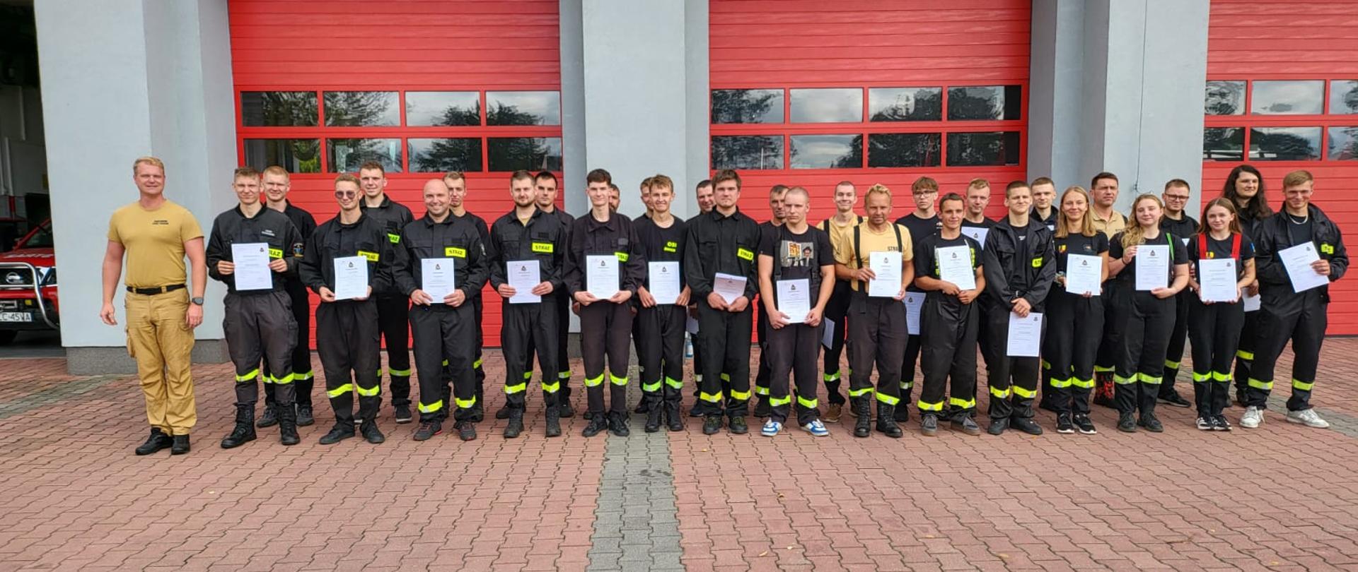 Egzamin kończący kurs podstawowy dla strażaków-ratowników OSP