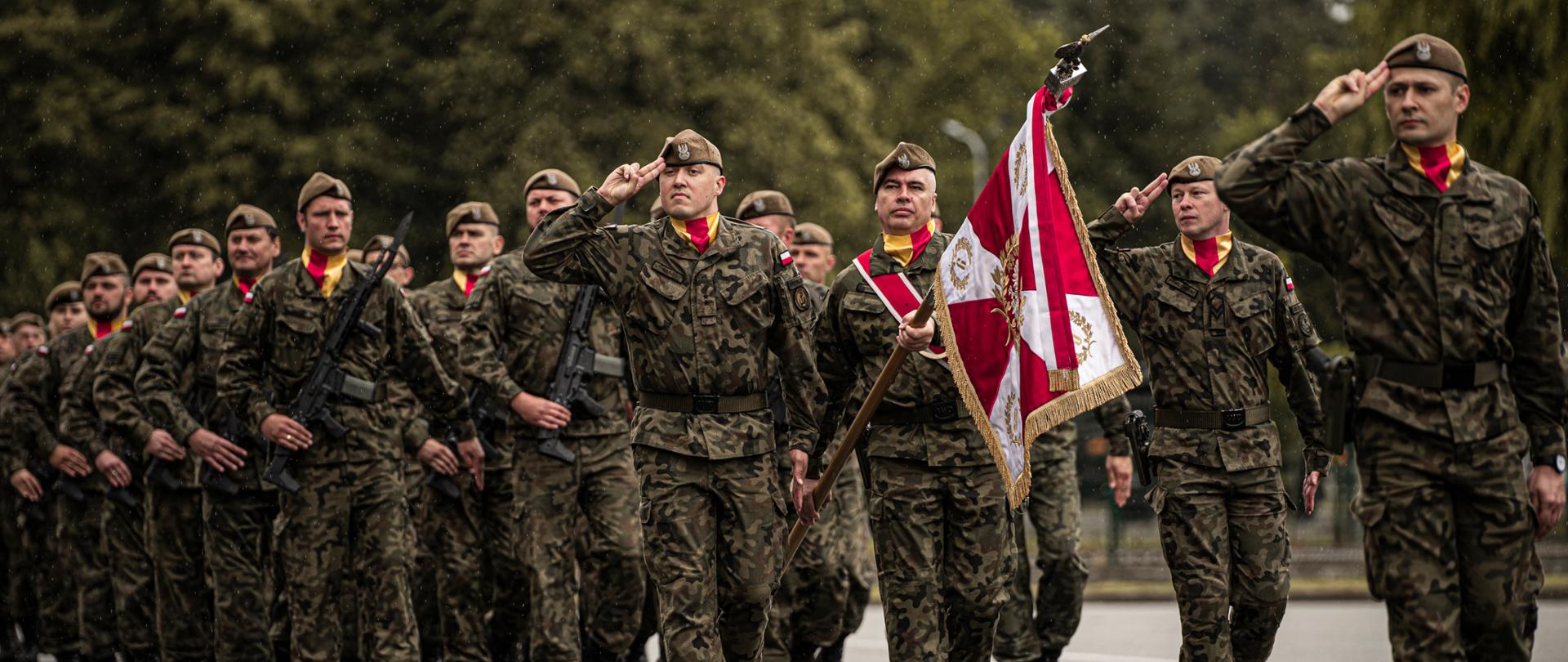 Uroczysta przysięga żołnierzy Wojsk Obrony Terytorialnej