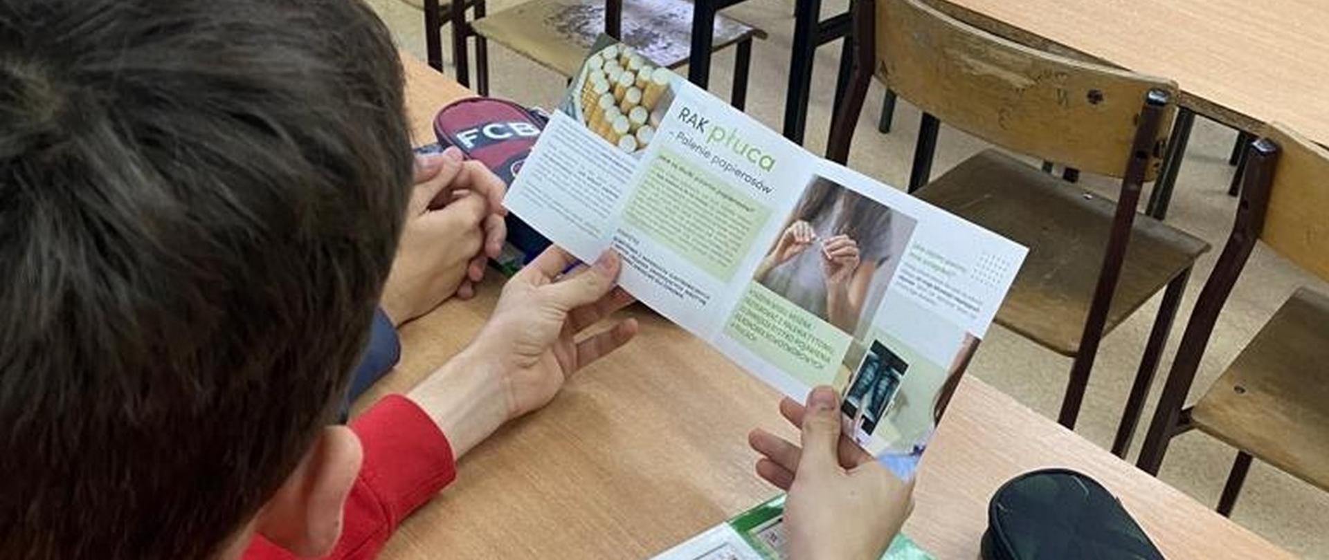 „Światowy Dzień Rzucania Palenia”- zajęcia w Zespole Szkół Ponadpodstawowych nr 2 w Kępnie