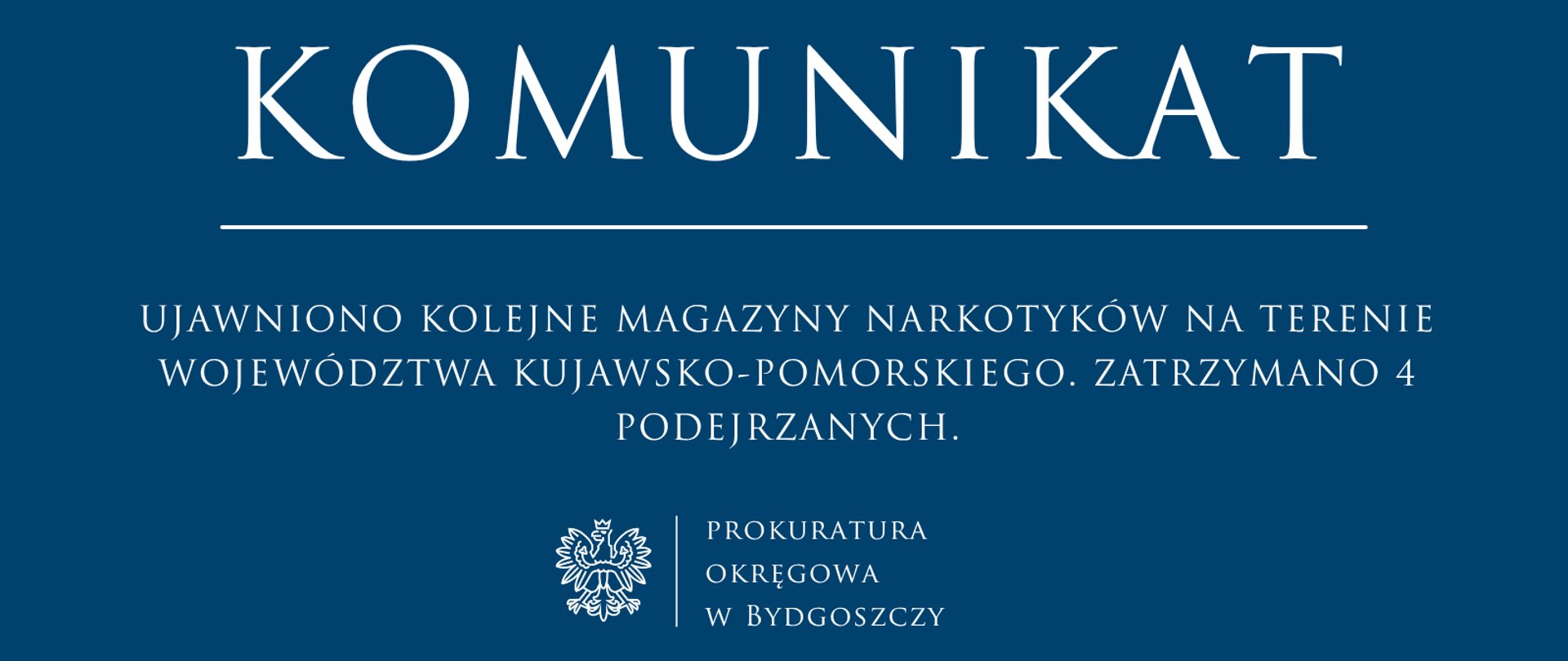 UJAWNIONO KOLEJNE MAGAZYNY NARKOTYKÓW NA TERENIE WOJEWÓDZTWA KUJAWSKO-POMORSKIEGO. ZATRZYMANO 4 PODEJRZANYCH.